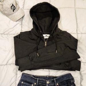 American Giant Men's M Black Full-Zip Hoodie